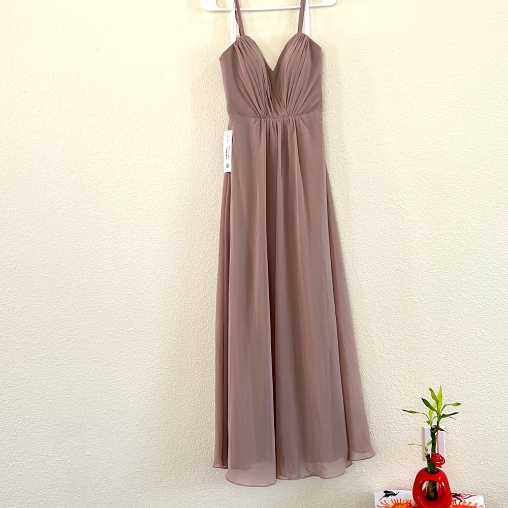 Azazie Lexy! NWT! (A6; Taupe)